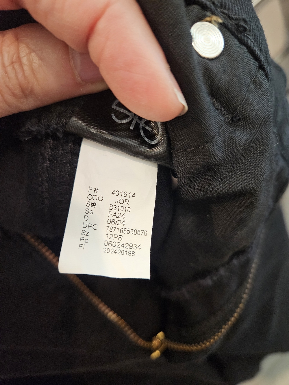 Gloria Vanderbilt Black Denim Jeans -